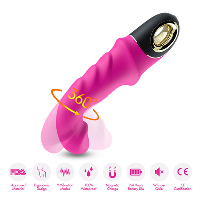 Lüks Kadınlar G Noktası Doruk Masturbator USB Şarj Edilebilir Gizli Seks Oyuncakları