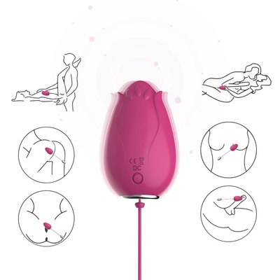 G Noktası Titreşimli Yumurta Seks Oyuncakları Kadınlar İçin Kablosuz Kontrol Mini Çiçek Silikon