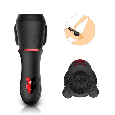 Erkekler AV Değnek - Glans Egzersiz Kupası Vibratör Masturbator Masaj Aleti 10 frekans, çift motor