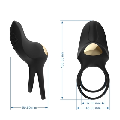 45 * 45mm Silikon Erkek Horoz Halka Eşcinsel Penis Halkası Erkek Masturbator Seks Oyuncak