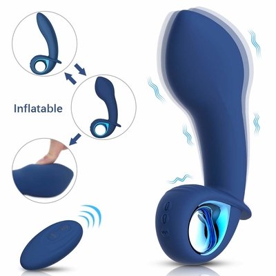 Kablosuz Uzaktan Kumanda Silikon Anal Plug Seks Oyuncakları Şarj Edilebilir Titreşimli Butt Plug