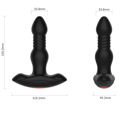 10 Hız Uzaktan Anal Plug Seks Oyuncakları Sokmak Anal Plug Prostat Masajı Popo Fiş