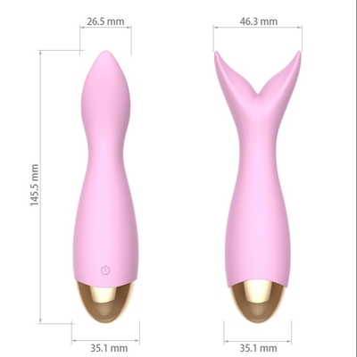 145.5 * 35 * 35mm Yüksek Frekanslı Clit Vibratör Kadınlar İçin Güçlü Klitoral Vibratörler