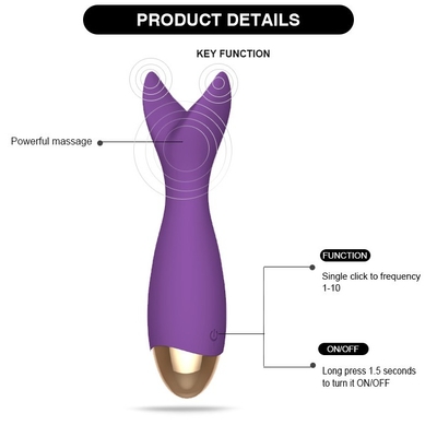 145.5 * 35 * 35mm Yüksek Frekanslı Clit Vibratör Kadınlar İçin Güçlü Klitoral Vibratörler