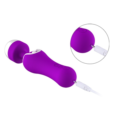 180mm Güçlü Erkek Kadın Kişisel Değnek Vibratör Gerçekçi G Spot Vibratör Seks Oyuncak
