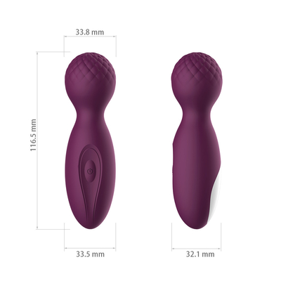 12 Hız 10 Fonksiyon Saten Silikon G Spot Vibratör Seks Oyuncak Mini Değnek Masajı