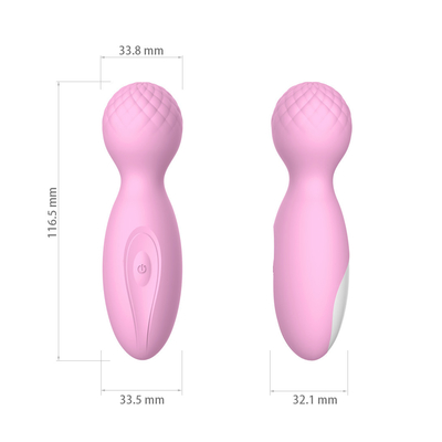 12 Hız 10 Fonksiyon Saten Silikon G Spot Vibratör Seks Oyuncak Mini Değnek Masajı