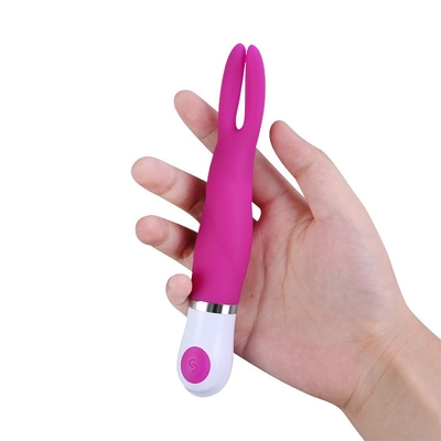 162 * 26 * 26mm 90 Dakika Kadın Silikon Tavşan Vibratör Sıcak Sevgilisi Mini Tavşan Vibratör