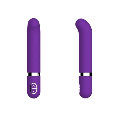 Yetişkin Kadın AV Değnek Masajı 10 Frekans Tek Motorlu Yapay Penis G Spot Vibratör