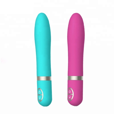 Yetişkin Kadın AV Değnek Masajı 10 Frekans Tek Motorlu Yapay Penis G Spot Vibratör