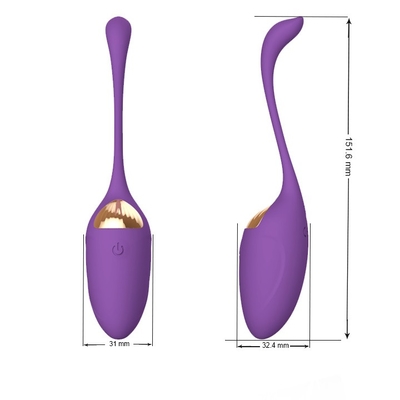 Toksik Olmayan Silikon Pussy Titreşimli Aşk Yumurtaları Kadın Mastürbasyon Kendini Tatmin Oyuncaklar