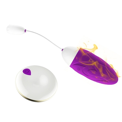 Sağlık Güvenliği Titreşimli Yumurta Seks Oyuncak Rahat Mor Yumurta Vibratör 87 * 33 * 33mm