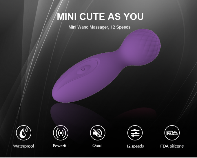 10 Function Satin Silicone G Vibe Body wand mini love edition body massager